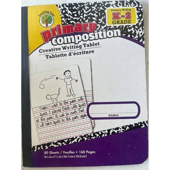 Primary Writing Composition Notebooks For Grades K-2  4 Pack Mead & Staples NEW - Picture 5 of 5
